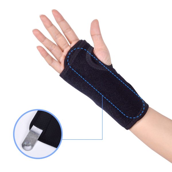 Adult sports wrist protector, palm steel plate wrist protector, detachable hand rest, fixed steel plate wrist protector, outdoor products - Image 3